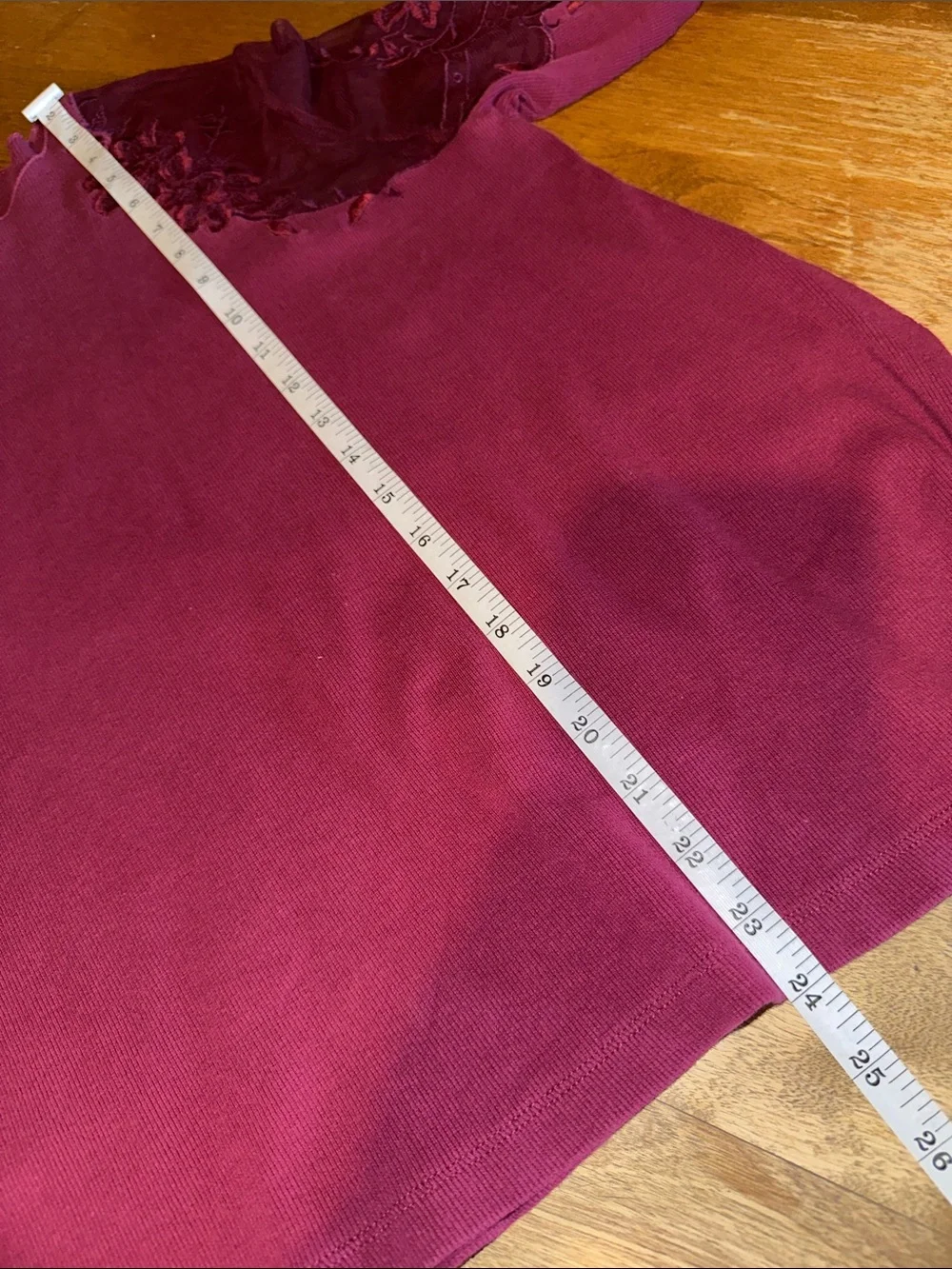 Free People Daniella Top in Burgundy